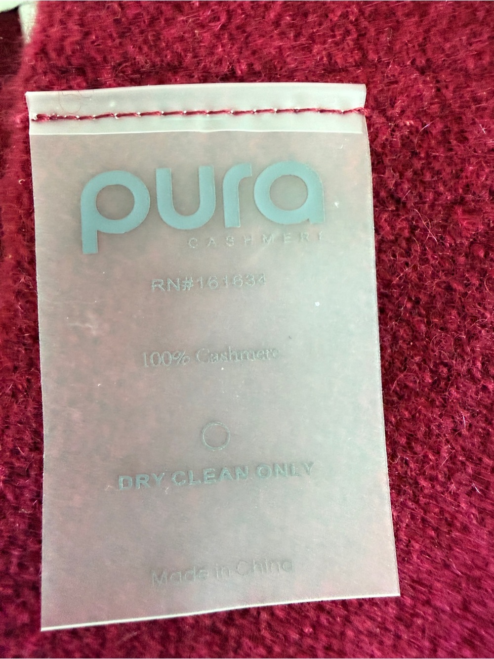 Pura Mock Neck Sweater - Raspberry - Picture 7 of 15